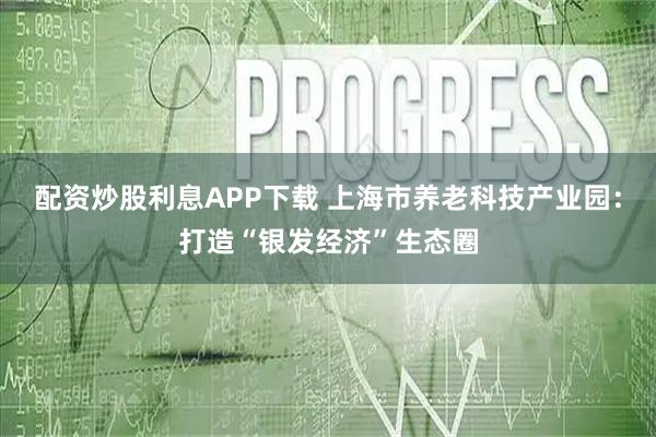 配资炒股利息APP下载 上海市养老科技产业园：打造“银发经济”生态圈